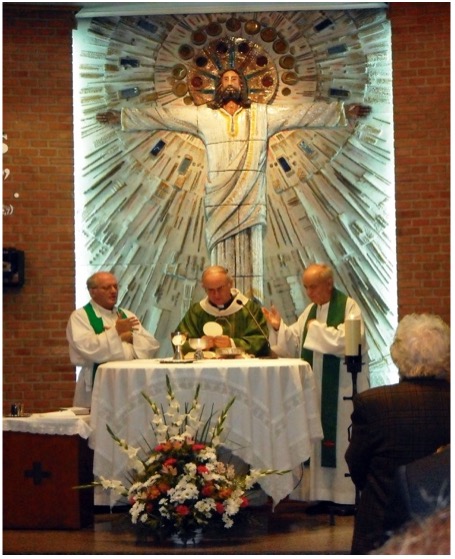 Celebración litúrgica con los Carmelitas