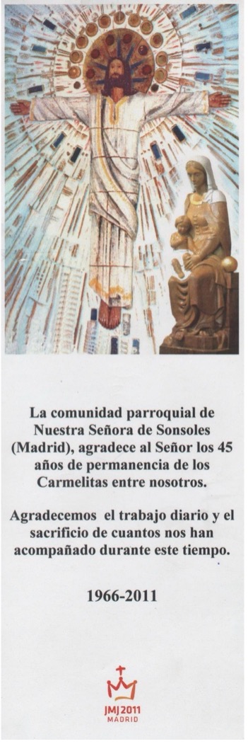 Montaje conmemorativo de la despedida